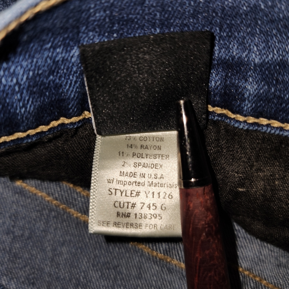 Flying Monkey Platinum - Embroidered Distressed J… - image 7